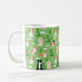 Hunde kritzeln kaffeetasse