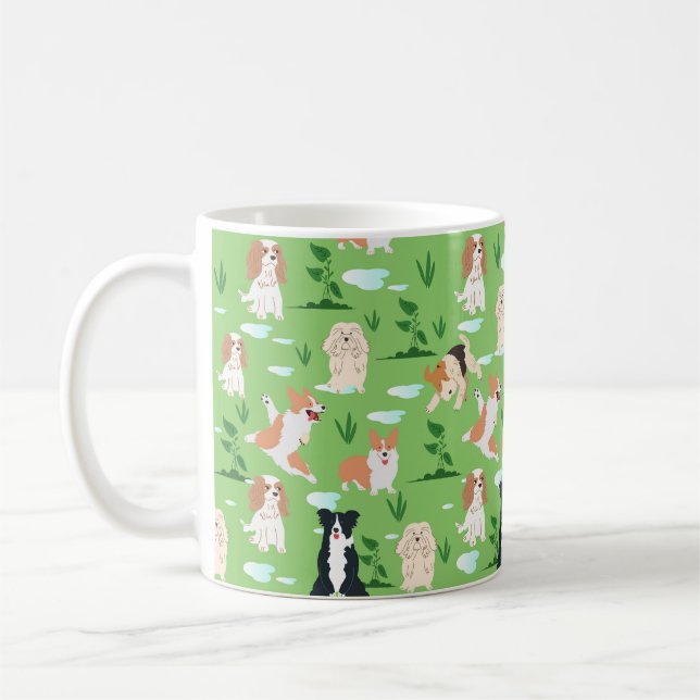 Hunde kritzeln kaffeetasse (Links)