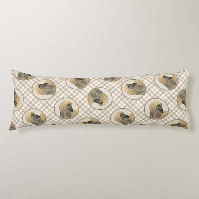 Hunde Kunst Seitenschläferkissen (Vorderseite)