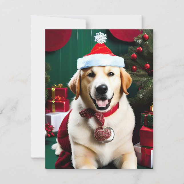 Hunde Labrador Weihnachten (Vorderseite)