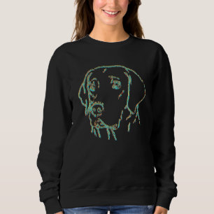 Hunde Labrador Women Labrador Retriever Sketch Män Sweatshirt
