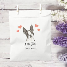 Hunde Leckerei Gastgeschenk Hochzeit Beutel