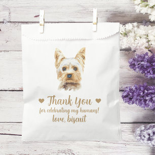 Hunde-Leckerei-Hochzeitsgunstbeutel Geschenktütchen