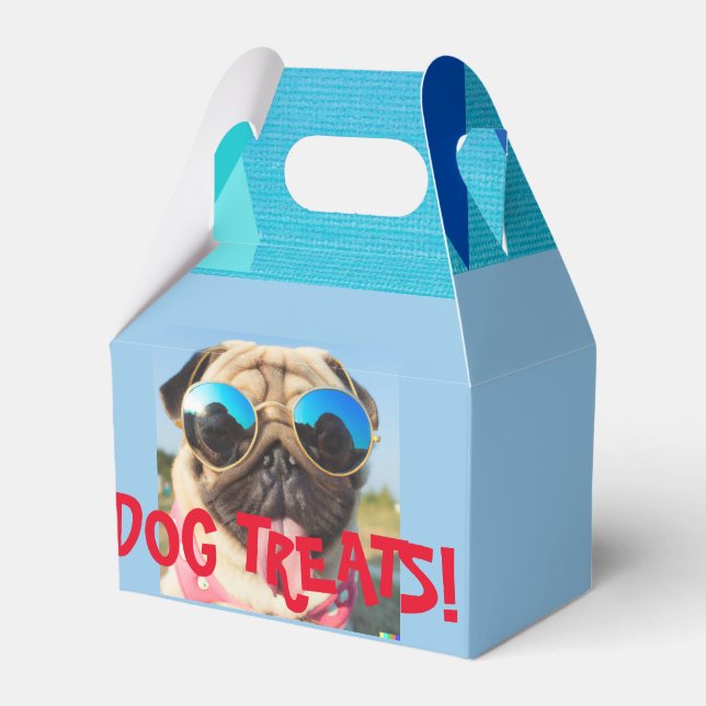 Hunde Leckereien! Für Hunde der beste Hund Geschenkschachtel (Vorderseite)