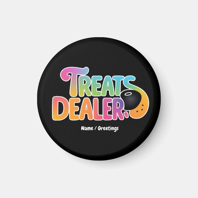 Hunde Leckereien Händler Eigentümer Hund Lover Fun Magnet (Vorne)