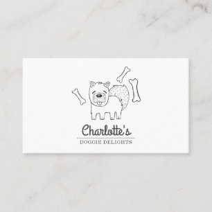 Hunde Leckereien Maker Business Card Visitenkarte
