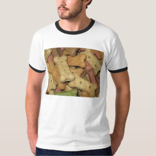 Hunde Leckereien Mens Ringer T - Shirt