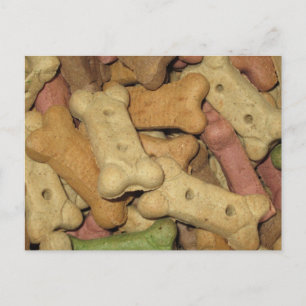 Hunde Leckereien Postkarte