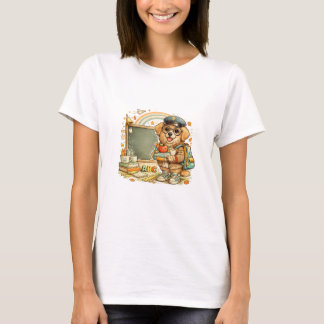 Hunde-Lehrer-Shirt | Zurück zur Schule-Tee T-Shirt