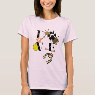 "Hunde-Liebe" Frauen T-Shirt