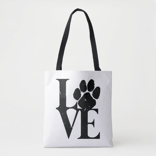 Hunde Liebe Hunde Tasche (Vorderseite)