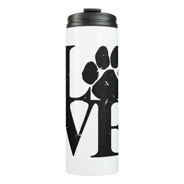 Hunde Liebe Hunde Thermosbecher (Vorderseite)