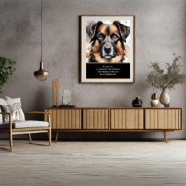 Hunde Liebe Poster