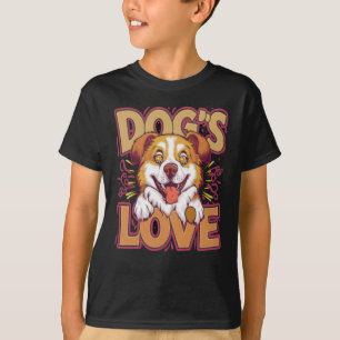 Hunde lieben rein grenzenlos bedingungslos T-Shirt
