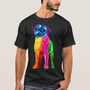 Hunde Liebhaber Geschenke Mops Für Frauen Bunter M T-Shirt