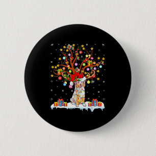 Hunde Liebhaber hässliche Weihnachten Australian S Button