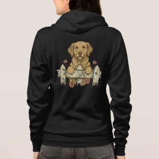 Hunde-Liebhaber-Herz – Hunde-Pfotenabdruck lieben Hoodie