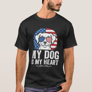 Hunde Liebhaber Mein Hund Ist Mein Herz T-Shirt