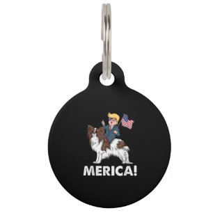 Hunde Liebhaber   Trump Reitender Papillon Merica Haustiermarke