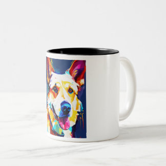 Hunde Lover-Tasse Zweifarbige Tasse