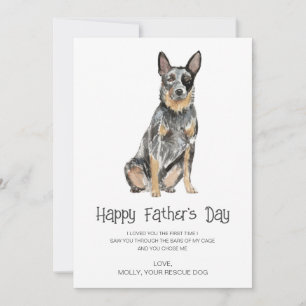 Hunde malen Vatertag Feiertagskarte