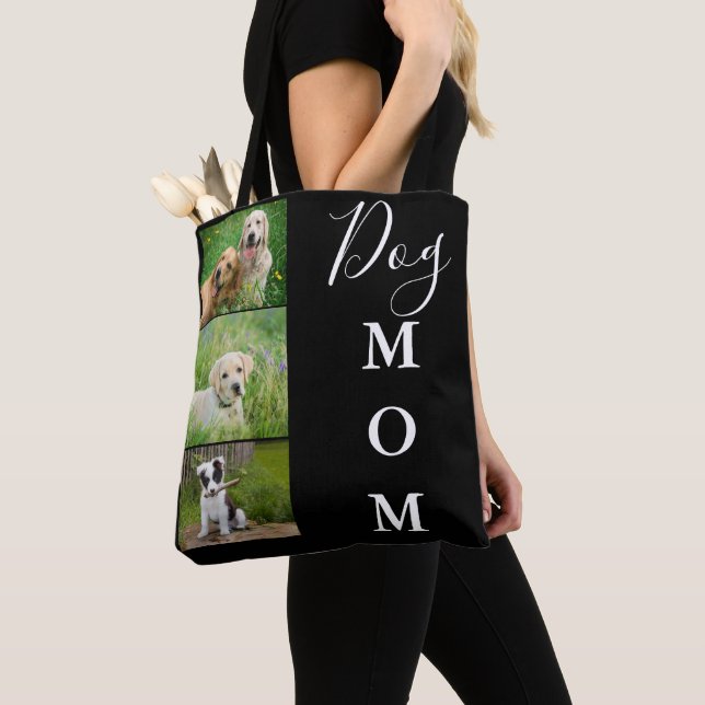 Hunde Mama 3 Foto Tasche (Von Nahem)