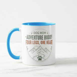 Hunde-Mama-Abenteuer-Buddy Vier Beine, ein Herz. Tasse