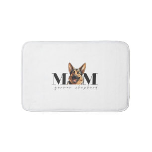 Hunde Mama DEUTSCHE SCHEPHERD DOG Klassischer T - Badematte