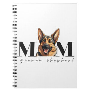 Hunde Mama DEUTSCHE SCHEPHERD DOG Klassischer T -  Notizblock
