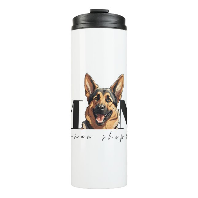 Hunde Mama DEUTSCHE SCHEPHERD DOG Klassischer T -  Thermosbecher (Vorderseite)
