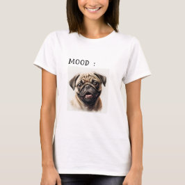 Hunde-Mama | Einfache Niedliche Retro Script Besit T-Shirt
