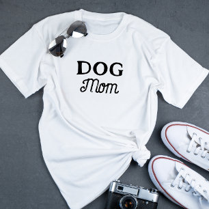 Hunde-Mama   Einfache Niedliche Retro Script Besit T-Shirt