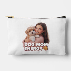 Hunde-Mama-Energie - trendiges Hunde-Mama-Design Zubehörtasche