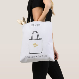 Hunde-Mama-Essentials-Kaffeepfoten- und Leckerlis- Tasche