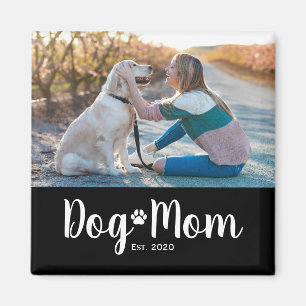 Hunde-Mama Etabliert Foto-Geschenk-Magnet Magnet