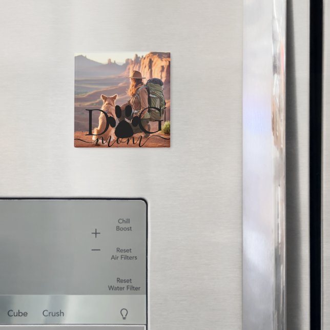 Hunde-Mama-Foto-Speicher Magnet (In Situ (Kühlschrank))