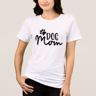 Hunde Mama-Funny Tri-Blend Shirt