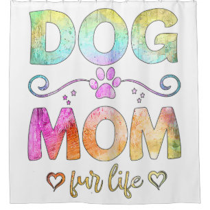 Hunde Mama Fur Leben glücklich Mutter Tag Beste Hu Duschvorhang