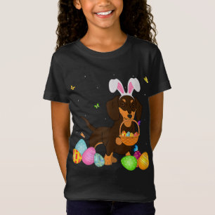 Hunde Mama Geschenk Niedliche Dackel Eier Ostern T T-Shirt