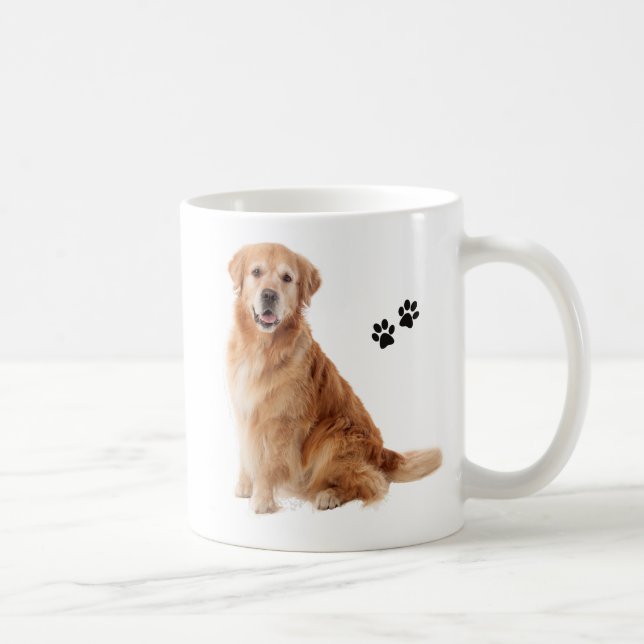 Hunde Mama Geschenk, Personalisiertes Geschenk, Fo Kaffeetasse (Rechts)