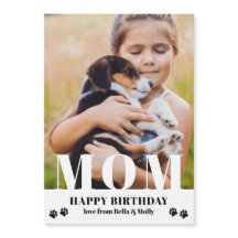 Hunde Mama Happy Birthday Modernes Personalisierte