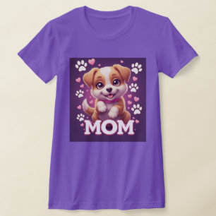 Hunde Mama Liebe - Adorable Puppy Art T-Shirt