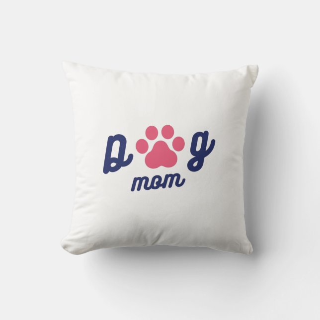Hunde Mama Lover Kissen (Vorderseite)