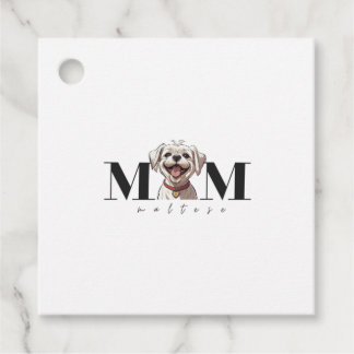 Hunde Mama MALTESE Klassischer T - Shirt Geschenkanhänger