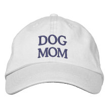 Hunde Mama marineblaue Typografie