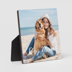 Hunde-Mama modernes Foto etabliert Fotoplatte