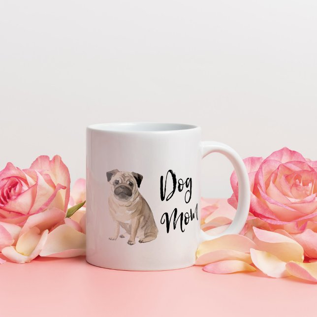 Hunde Mama Mops Kaffeetasse (Von Creator hochgeladen)