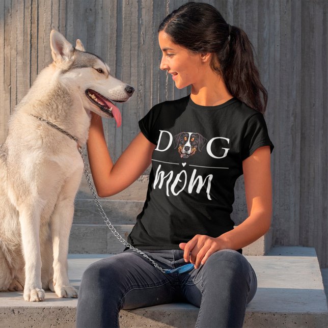 Hunde Mama Niedlich Berner Gebirge T-Shirt (Von Creator hochgeladen)