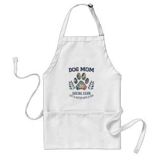 Hunde Mama Paw Floral Schürze
