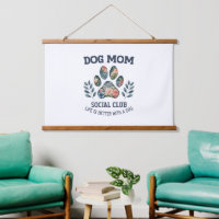Hunde Mama Paw Floral